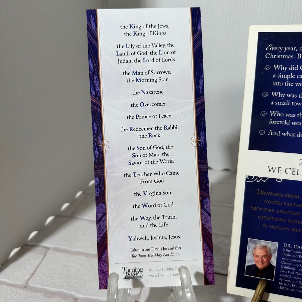 David Jeremiah Why the Nativity Book and Study Guide Set Christian Faith - Picture 6 of 11